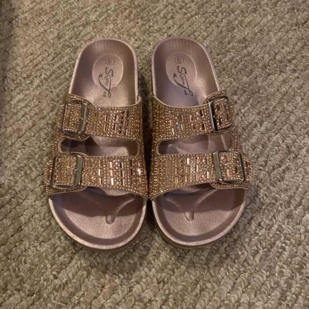 Rose Gold Sandals